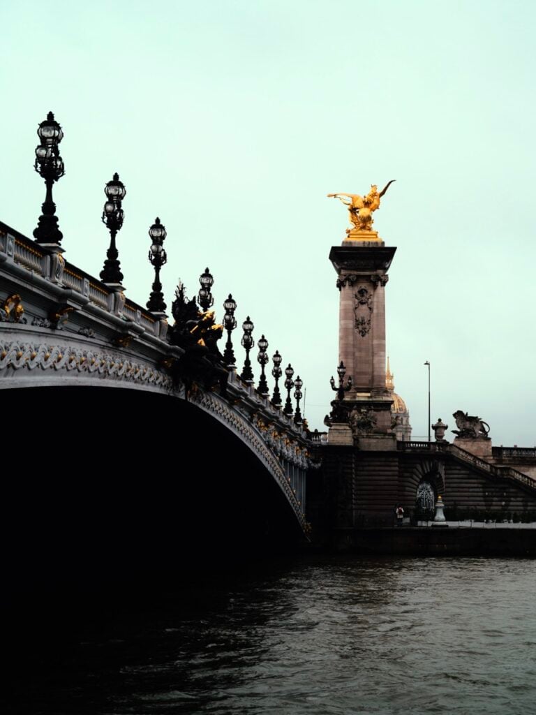 A view of the Pont Alexandre III in Paris, France