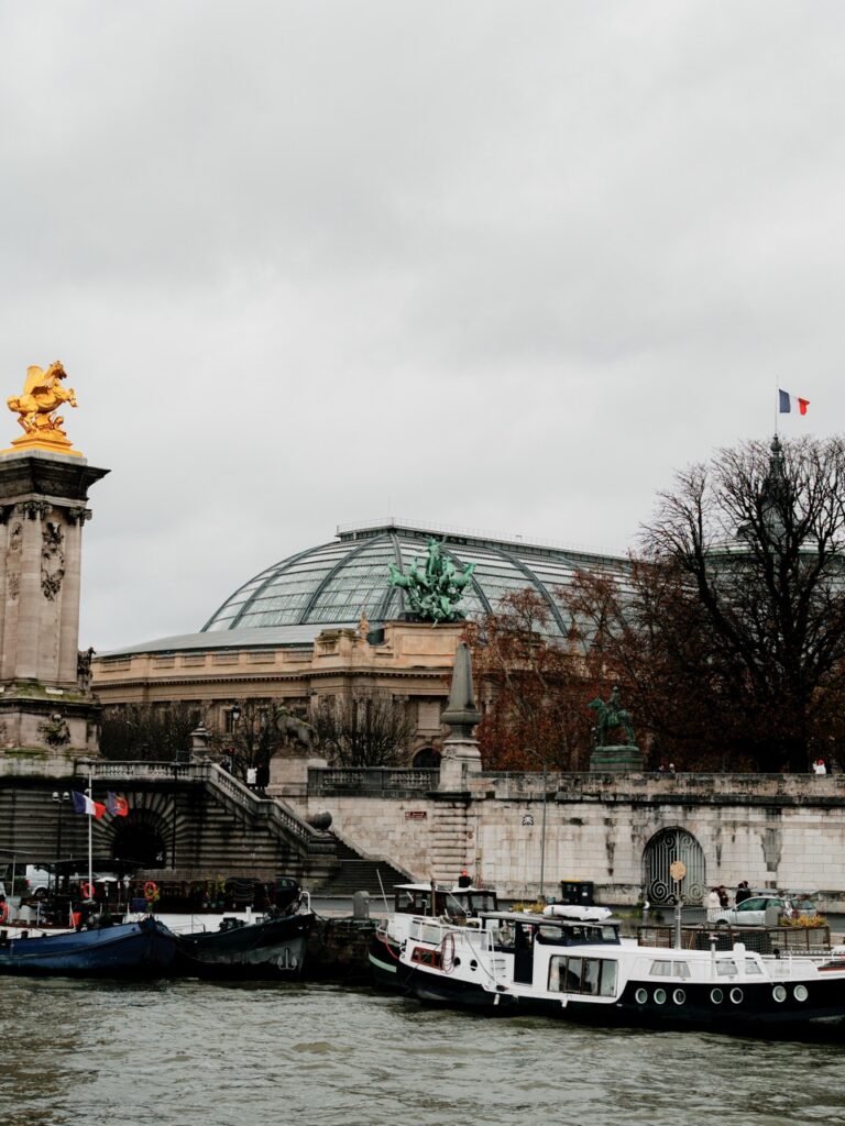 Cruise views from the River Seine in Paris, France