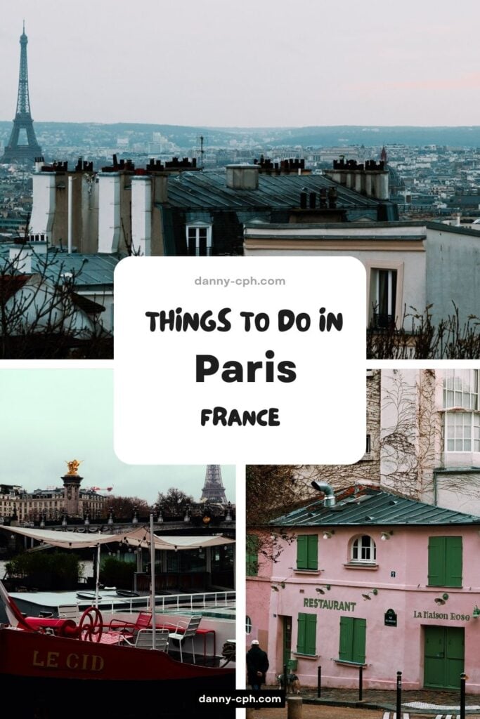 A Pinterest pin for an article on the best things to do in Paris