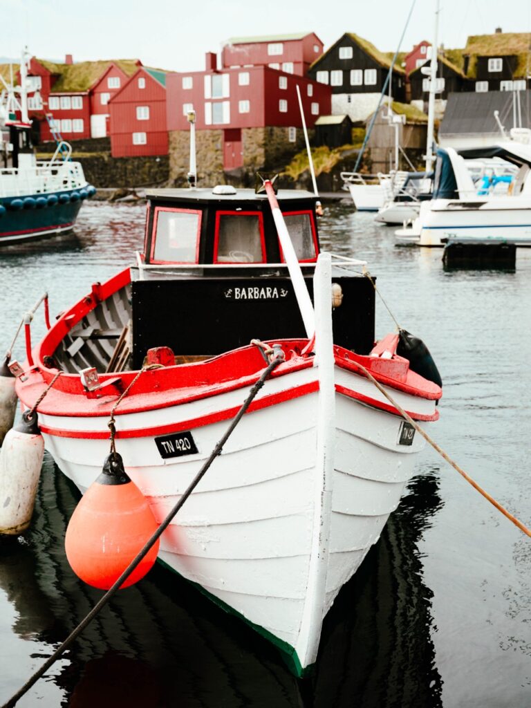 A boat called Barbara in Torshavn, Faroe Islands