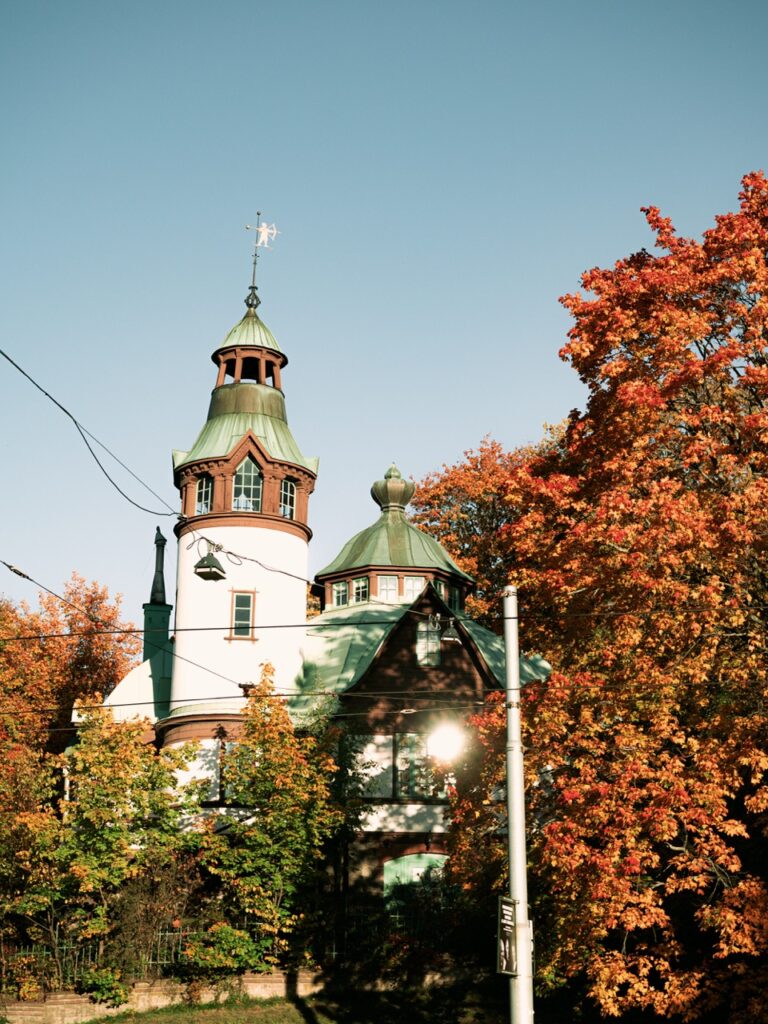 Autumn on the island of Djurgården in Stockholm
