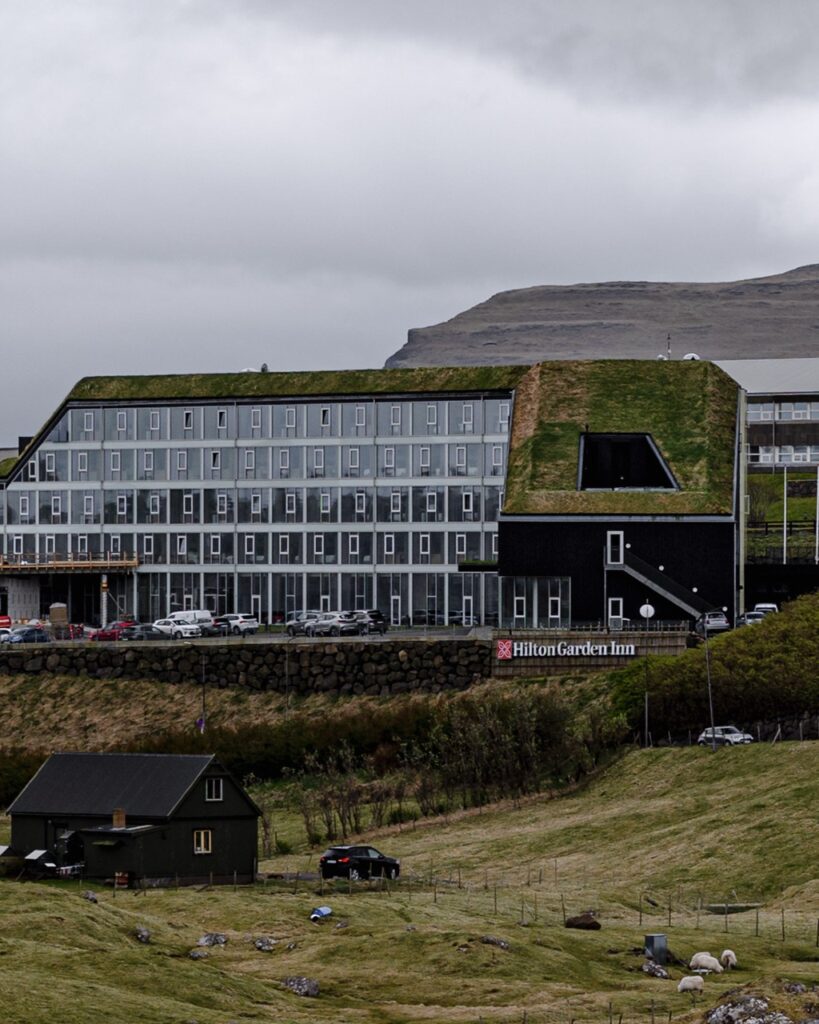A view of the exterior for Hilton Garden Inn Faroe Islands