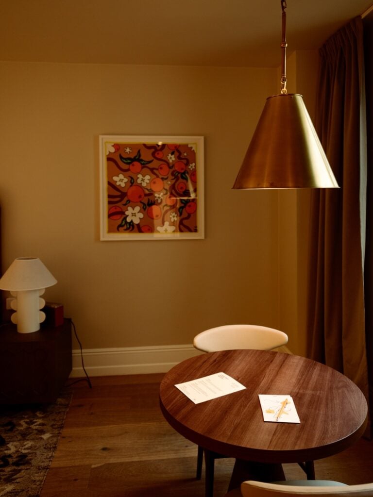 A table at a hotel room in Oslo