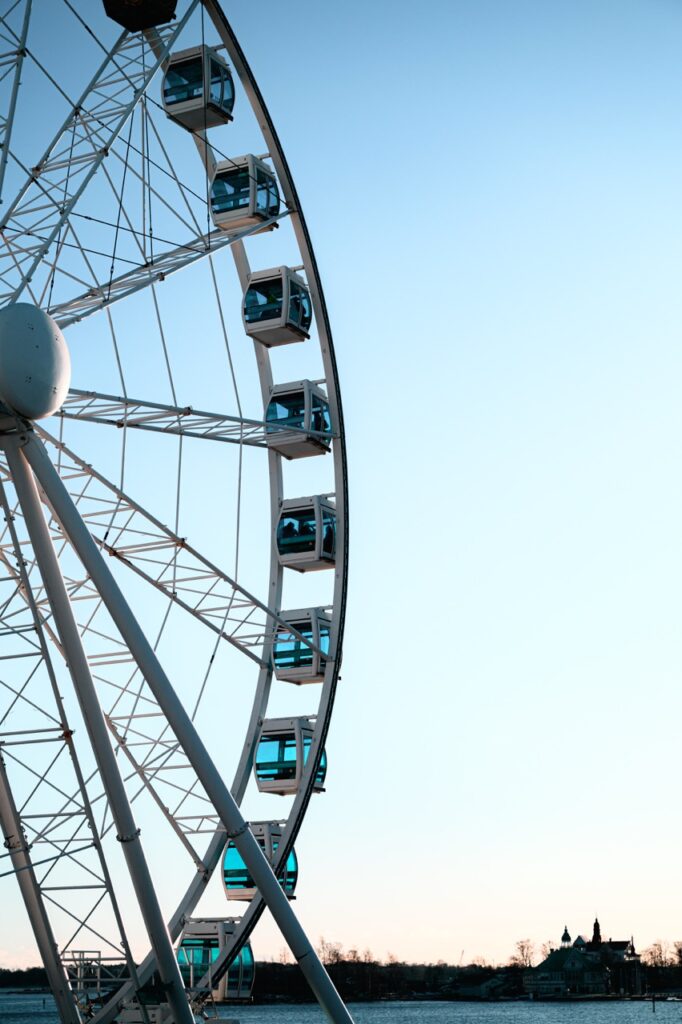 The Sky Wheel in Helsinki on a winter's day