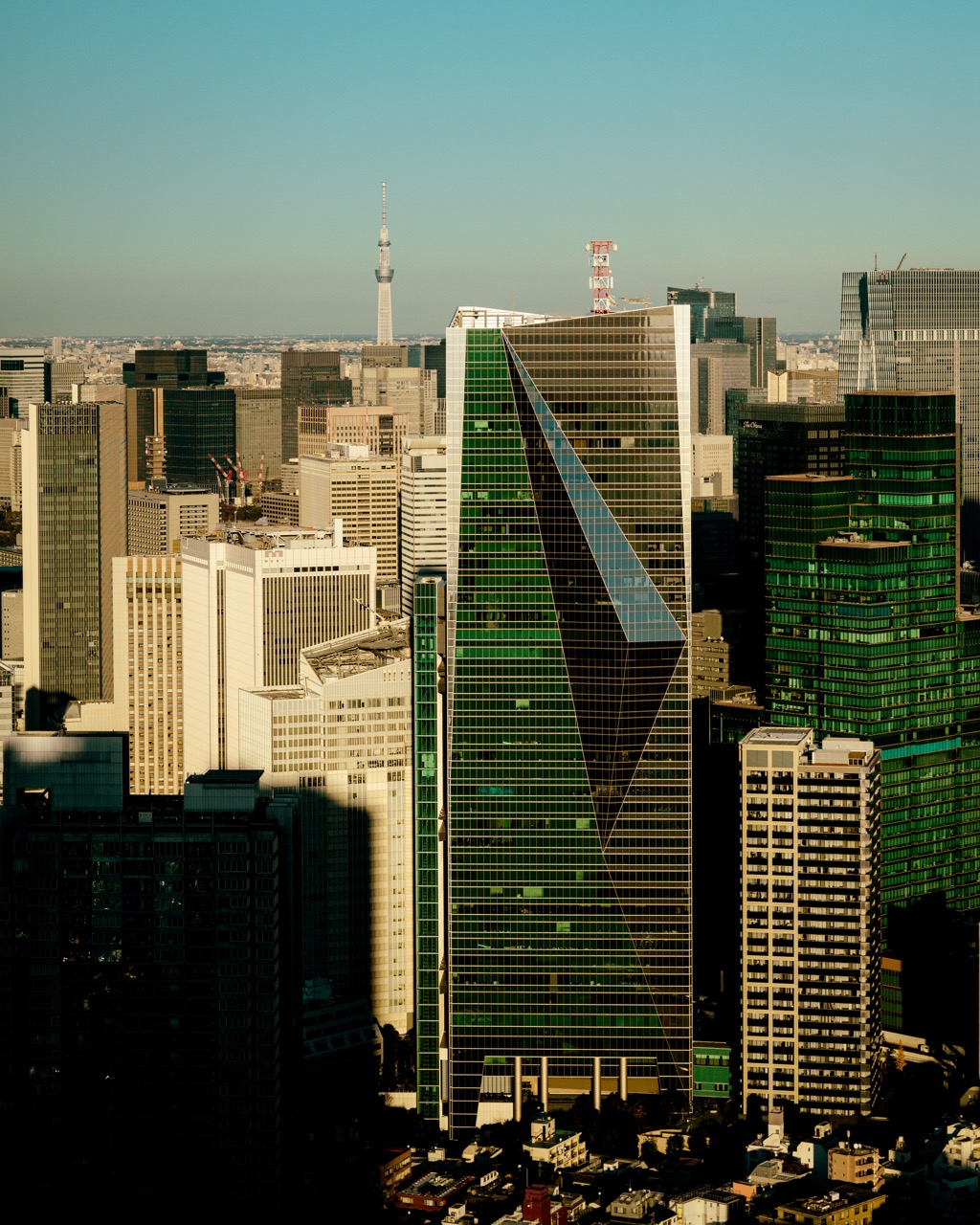 A view of the Skytree in Tokyo from Roppongi Hills