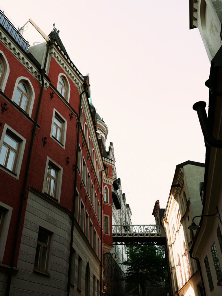 Buildings in the Södermalm district of Stockholm, Sweden