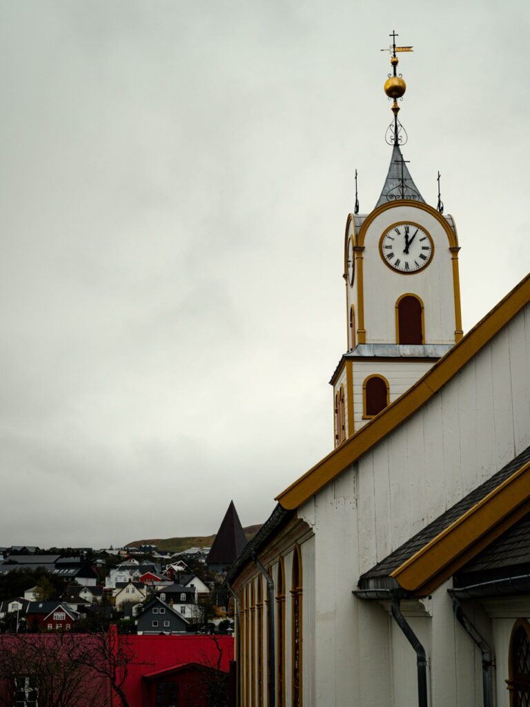 A view of the main cathedral in Tórshavn, Faroe Islands