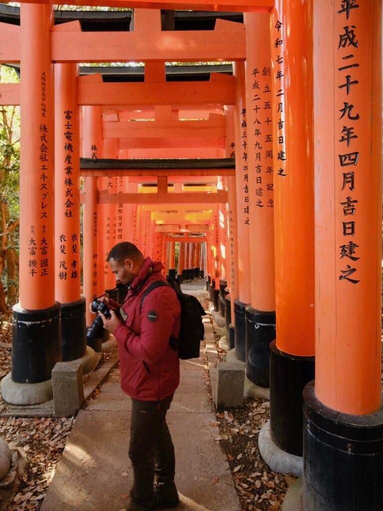 Danny Maiorca in Kyoto, Japan
