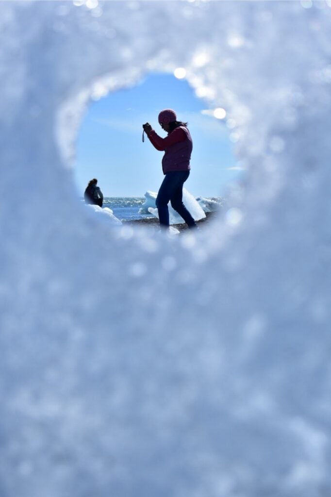 Photography at Jökulsárlon in Iceland