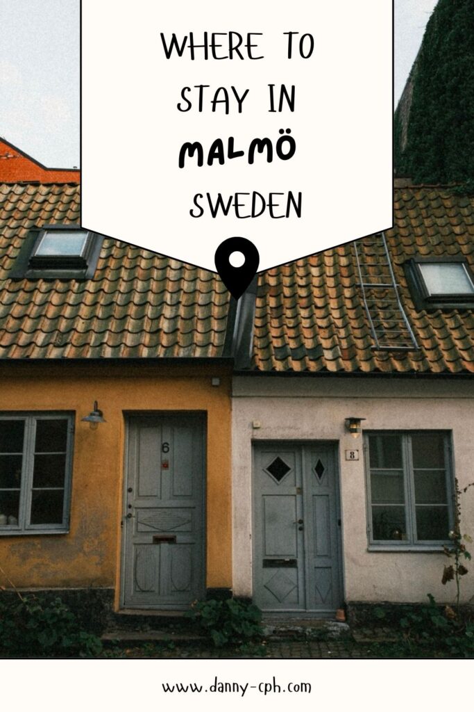 Malmö Where to Stay Pinterest post
