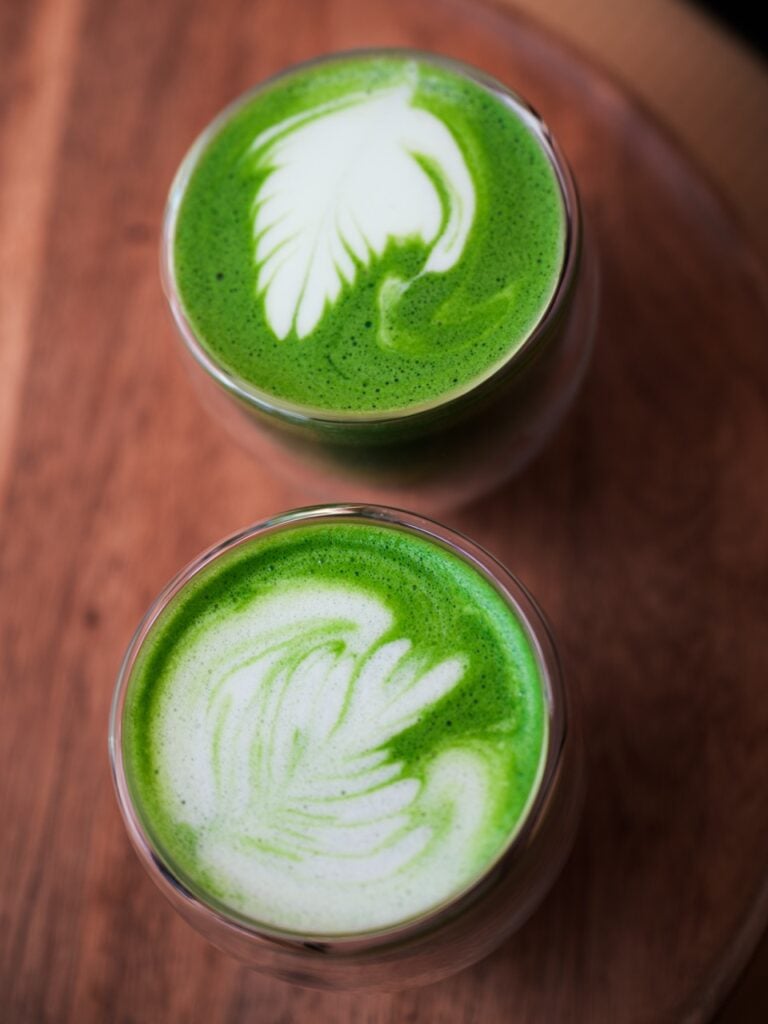 Matcha from a café in Tokyo, Japan