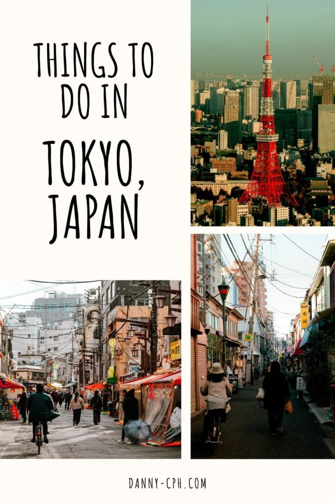 A Pinterest pin for a blog post on the best things to do in Tokyo, Japan