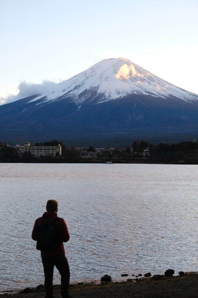 Danny Maiorca at Mount Fuji in Japan