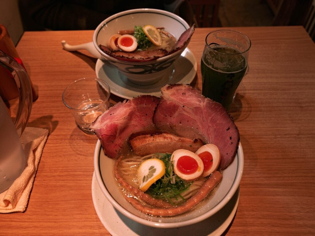 Ramen at Japanese Ramen in Kyoto, japan