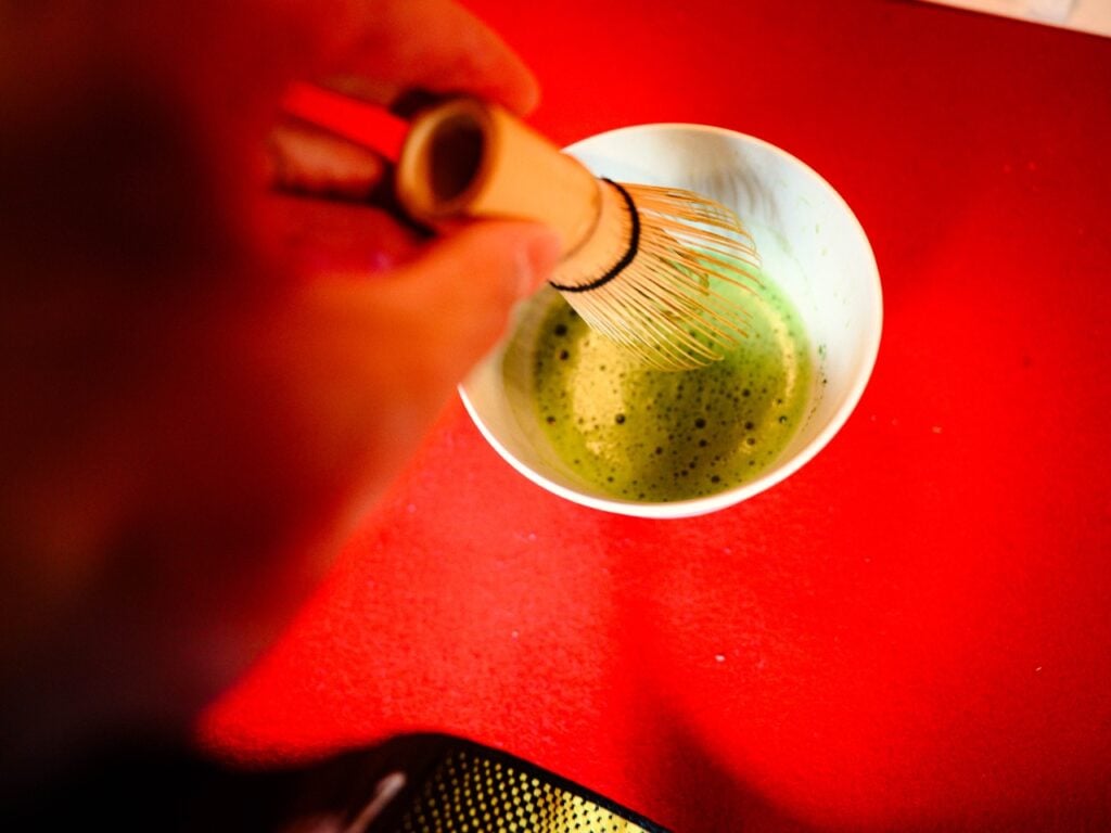 A tea ceremony in Kyoto, Japan