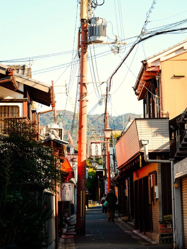 A photo of a street in Nara, Japan