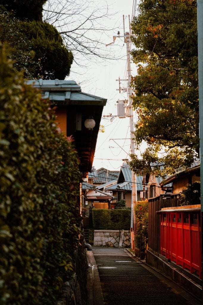 Exploring the grounds around the Fushimi Inari Shrine in Kyoto