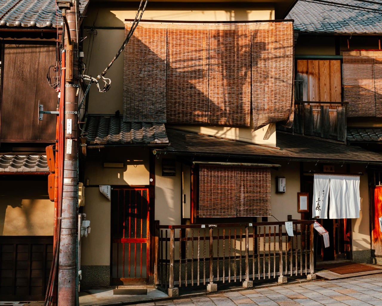 Exterior of a house in Gion, Kyoto