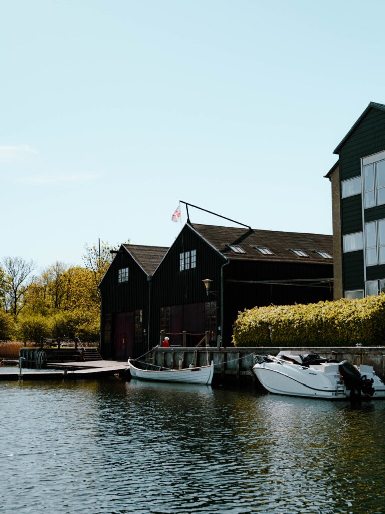 A view of Holmen, Copenhagen, from a canal tour
