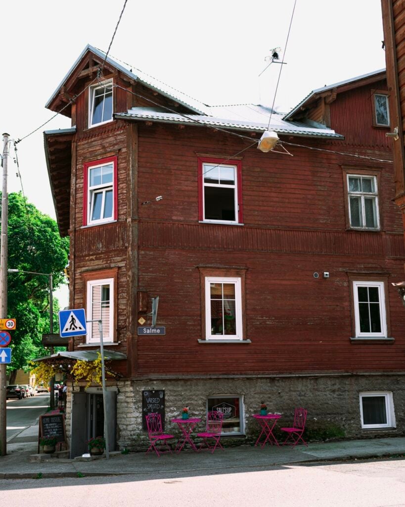 A wooden house in Kalamaja, Tallinn