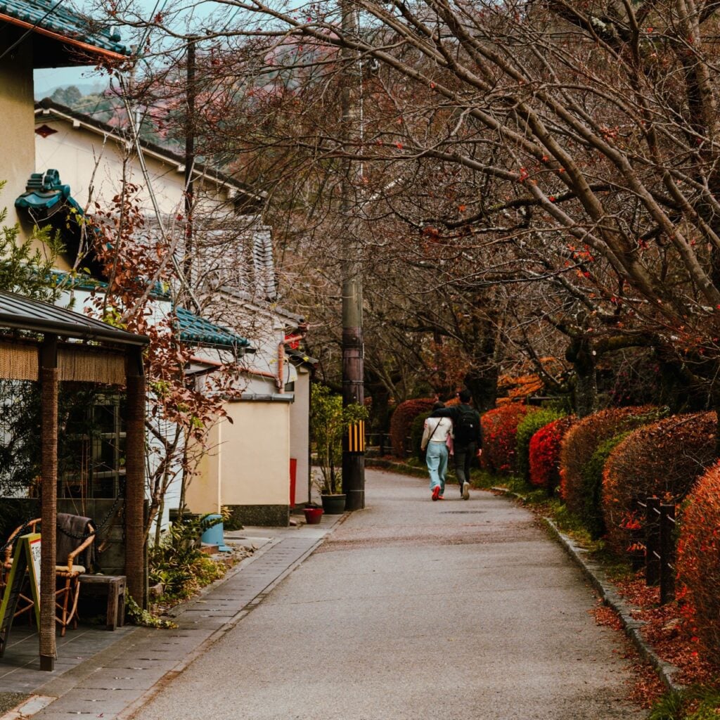 The philosopher's path in Kyoto, Japan