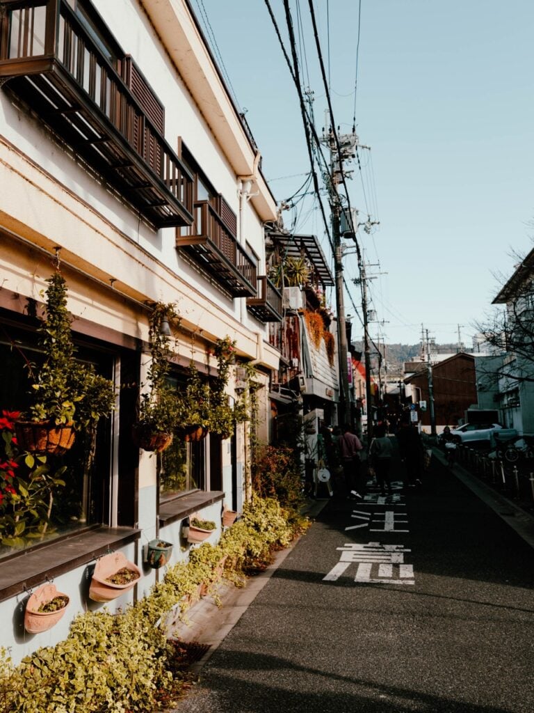 A street during the day in Nara, Japan