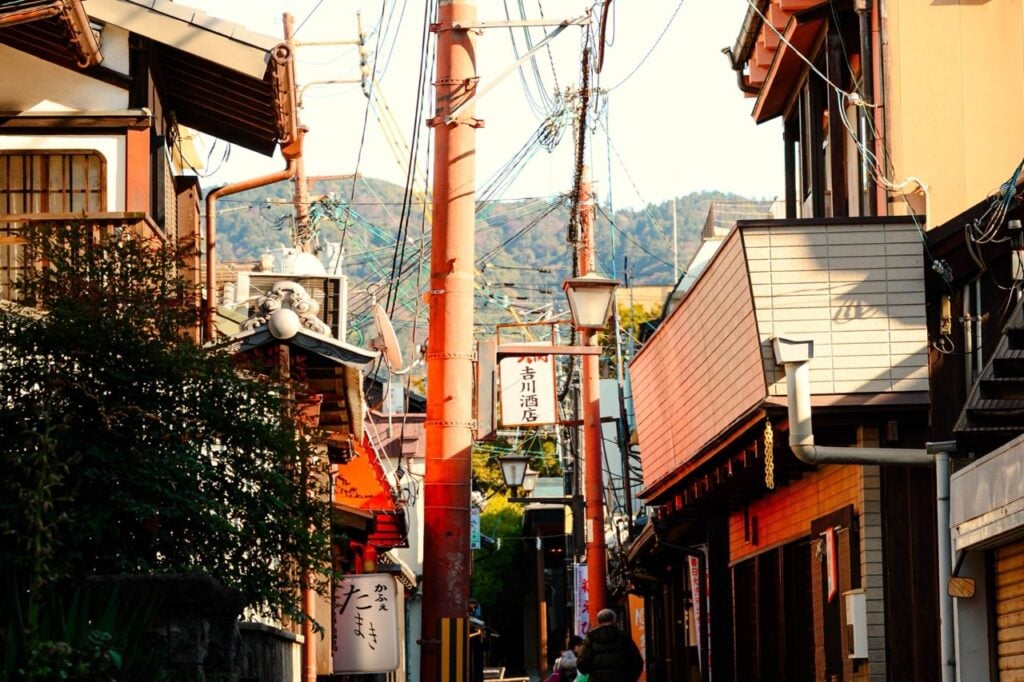 An image of a street in Nara, Japan