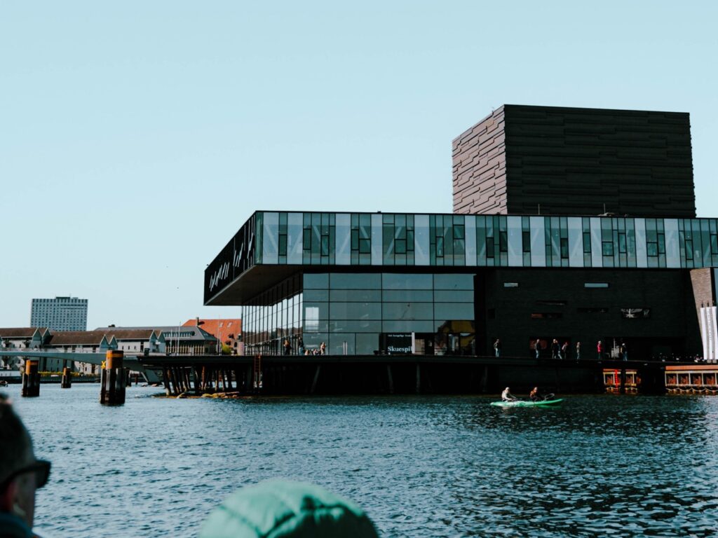 View of the Royal Danish Playhouse from the water