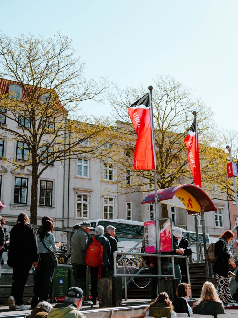 The start point for the Stromma canal cruise in Copenhagen