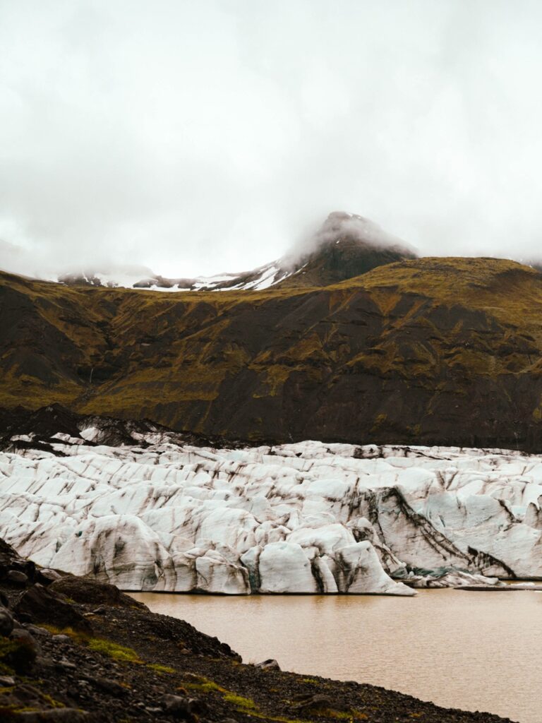 Glacier at Svínafellsjökull in Iceland