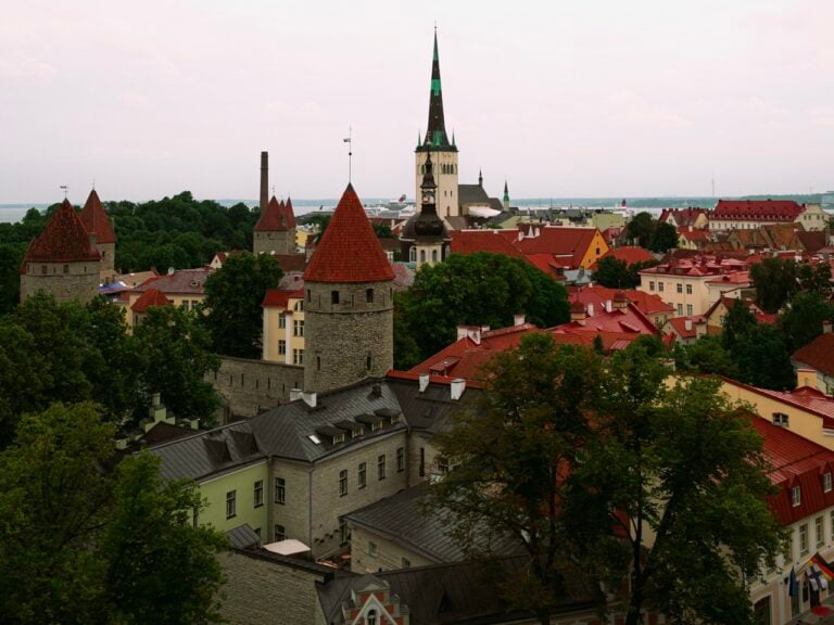 City view of Tallinn, Estonia