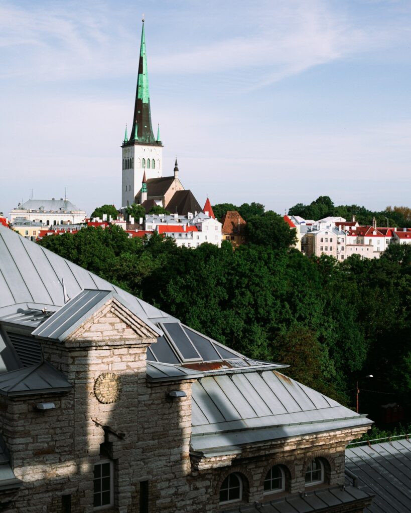 View of Old Town in Tallinn from Metropol Spa Hotel