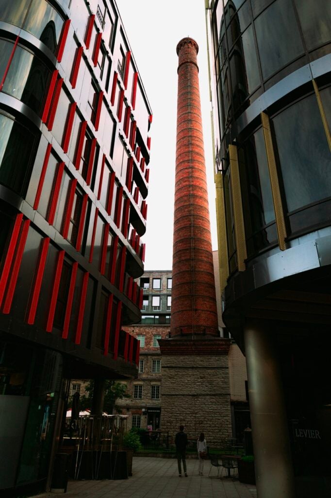 A chimney in the Rotermann Quarter, Tallinn