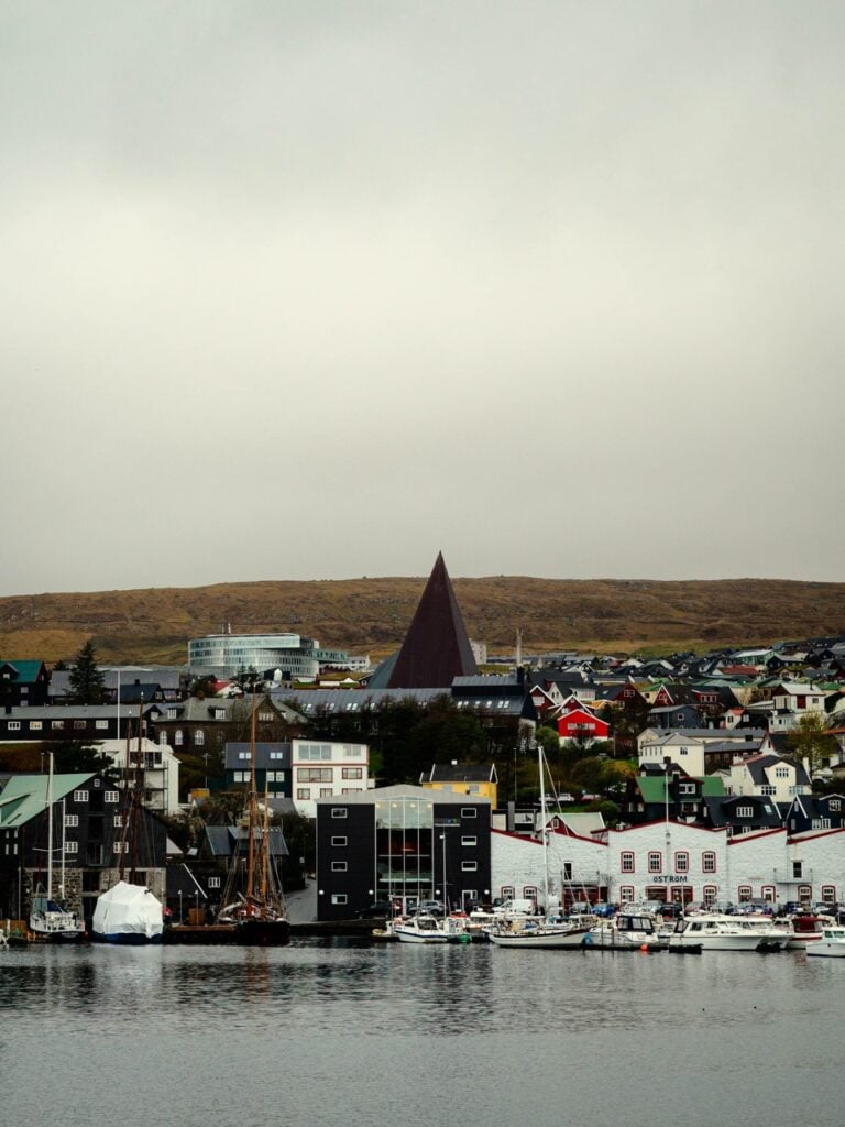A cloudy day in Tórshavn, Faroe Islands