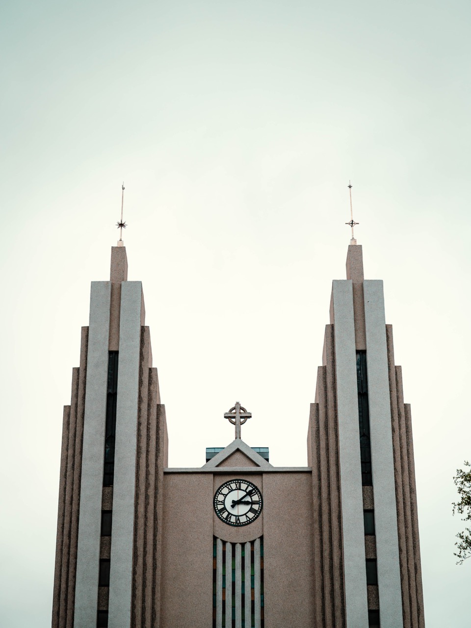 The main church in Akureyri, Iceland