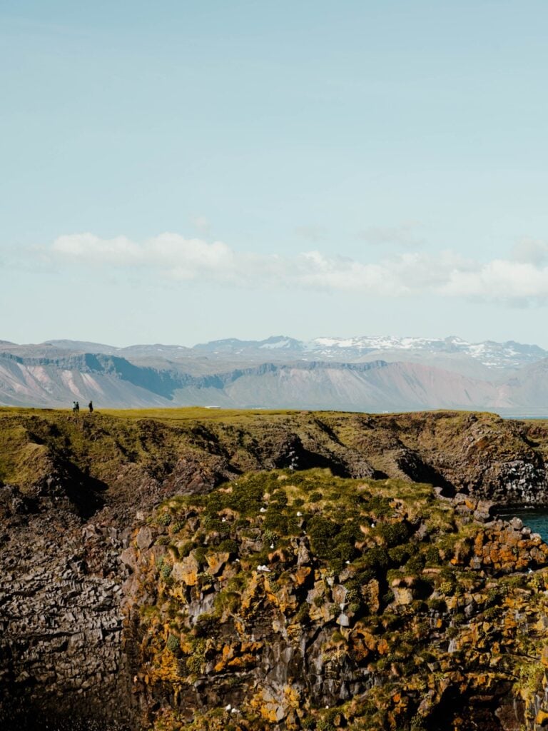 Scnery at Arnarstapi in Iceland
