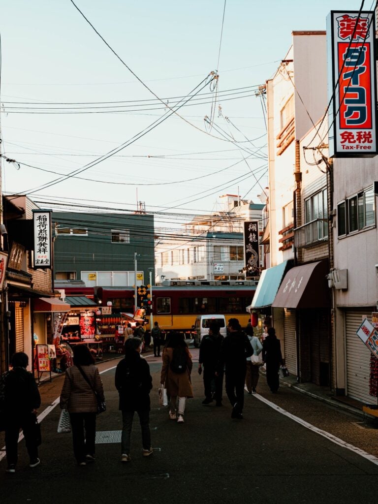 The Fushimi Inari Neighborhood in Kyoto, Japan
