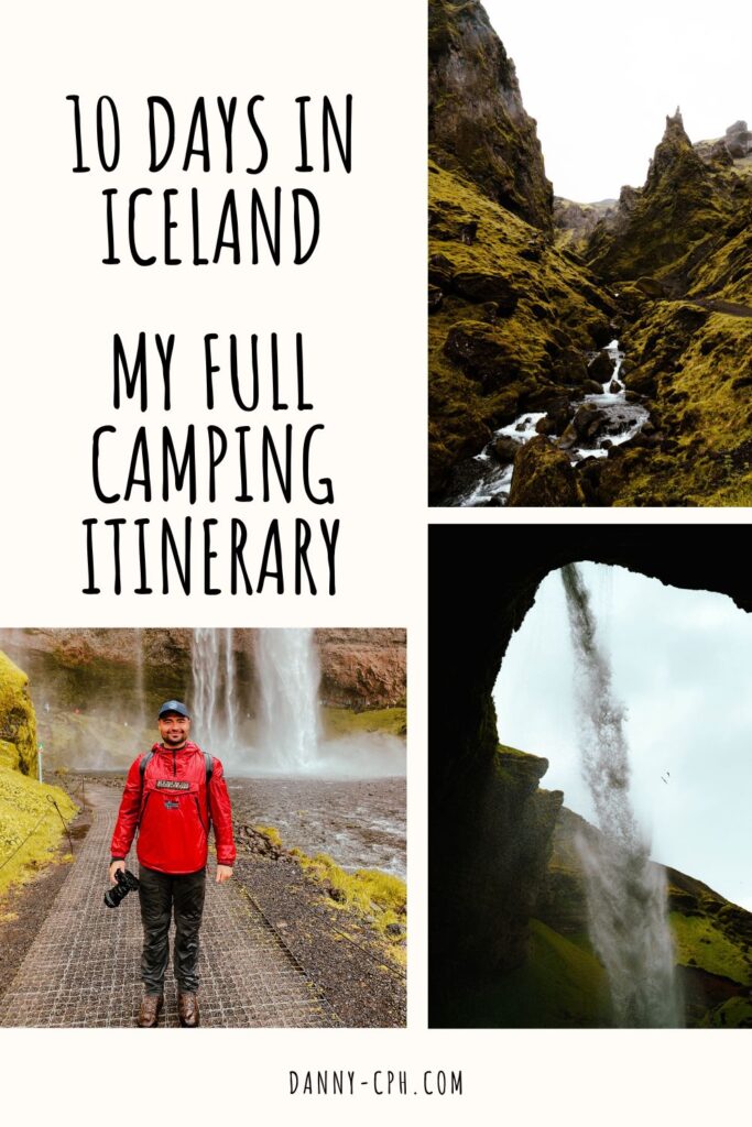 Iceland 10-Day Camping Itinerary Pin