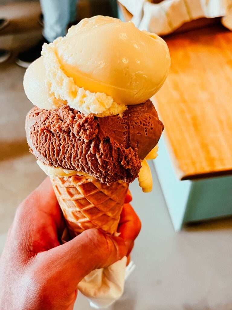 Ice cream from a farm in Iceland