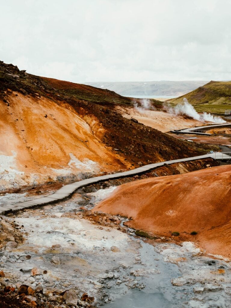 The Seltún Geothermal Area in Iceland