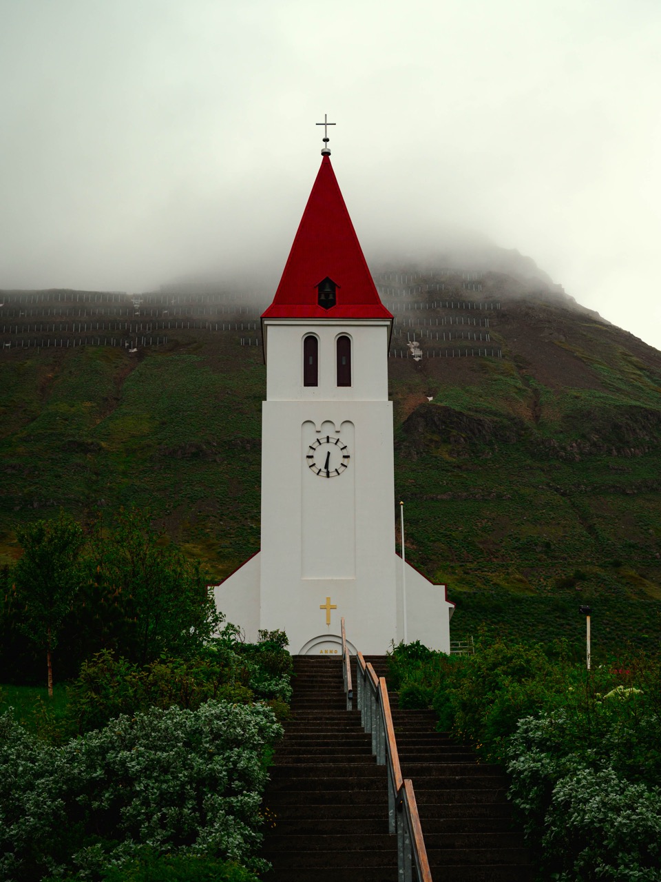 A church in Siglufjörður, Iceland