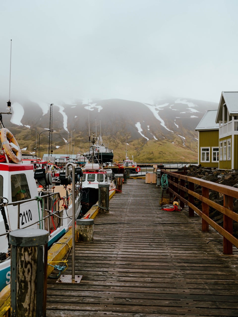 The port in Siglufjörður, Iceland