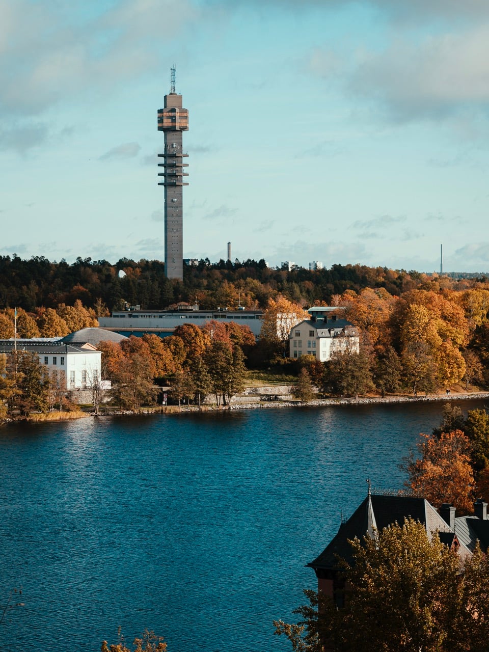 View of Kaknästornet in Stockholm From Skansen