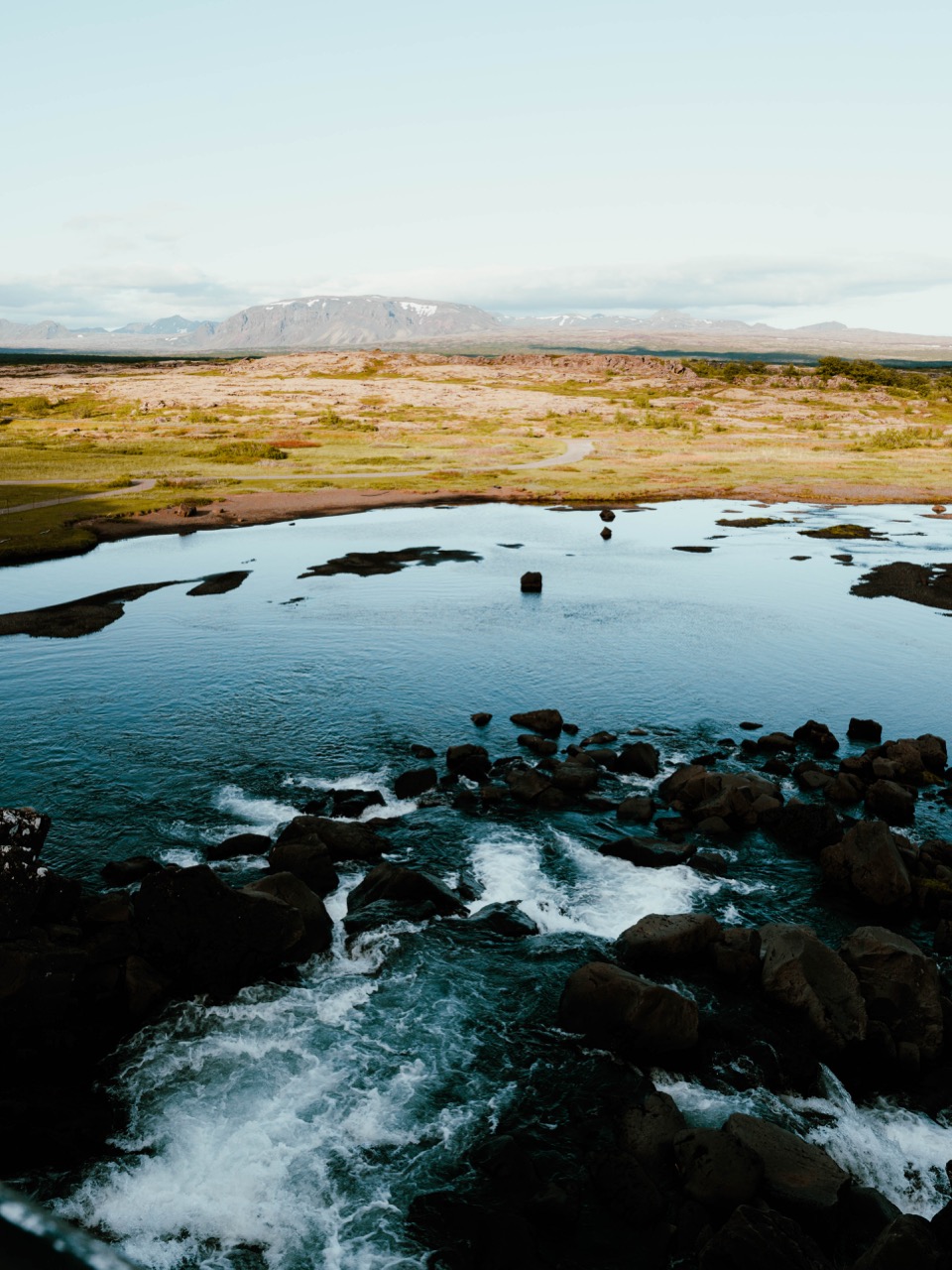 Scenery at Thingvellir National Park in Iceland
