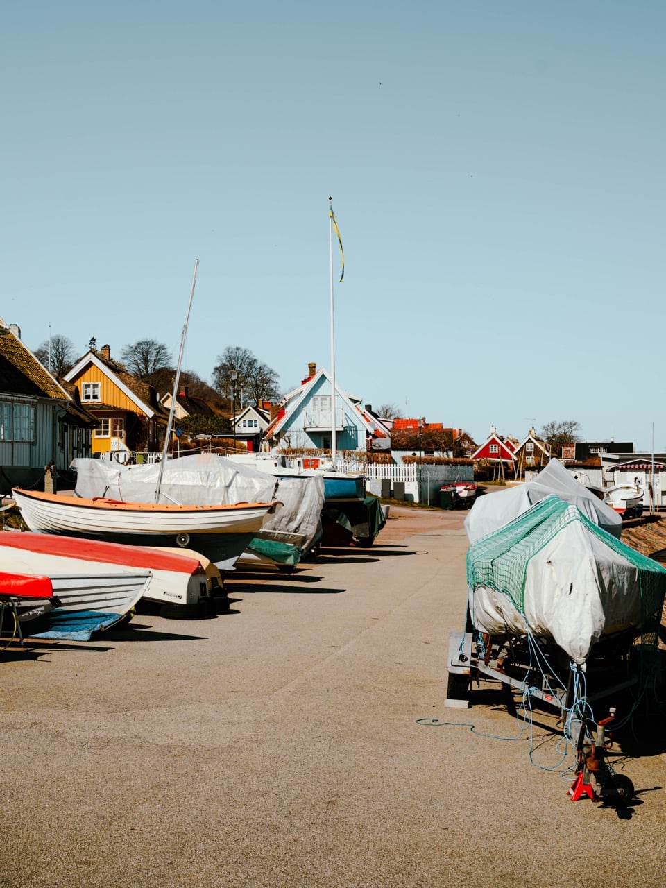 Boats in Arild, Sweden