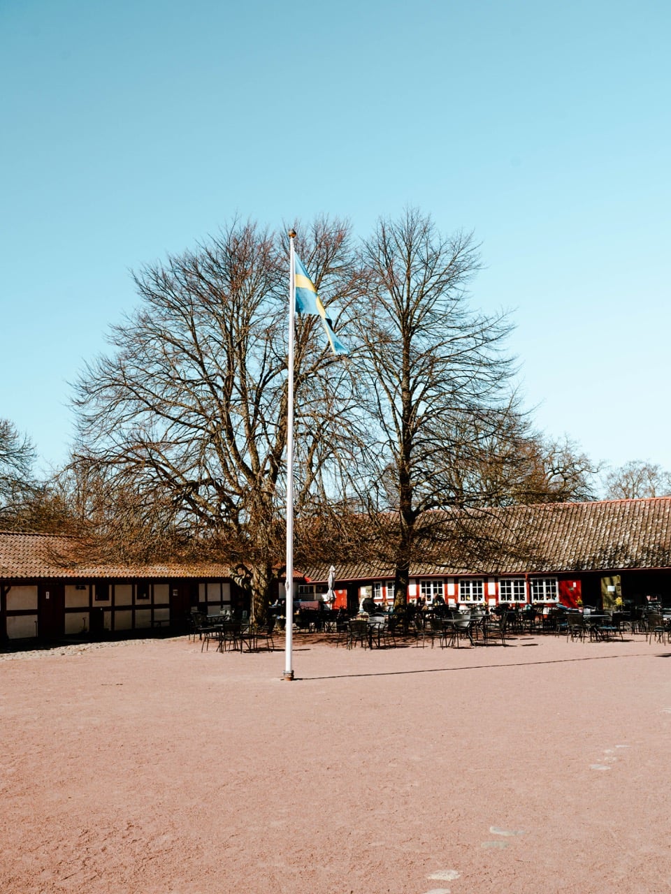 A courtyard in Sweden