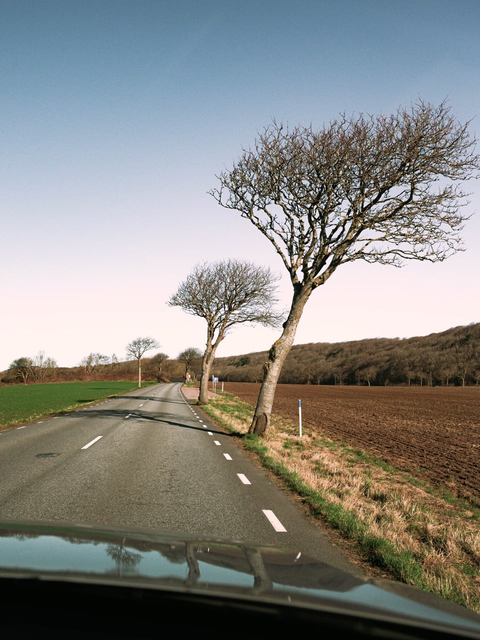 Driving around the Kulla Peninsula in Sweden