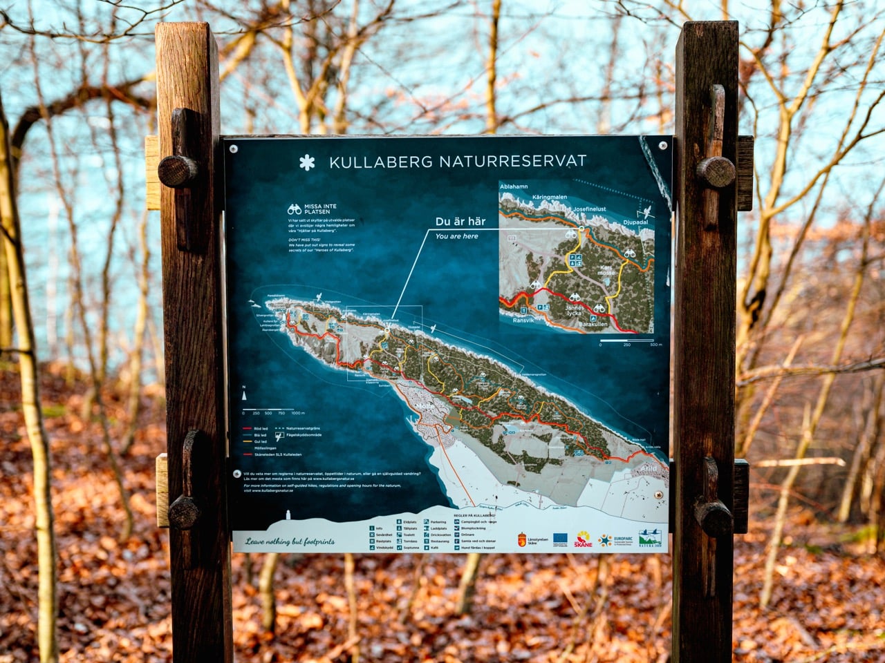 Kullaberg Nature Reserve Sign