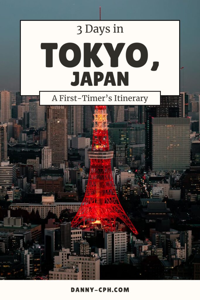 3 Days in Tokyo Pinterest Pin