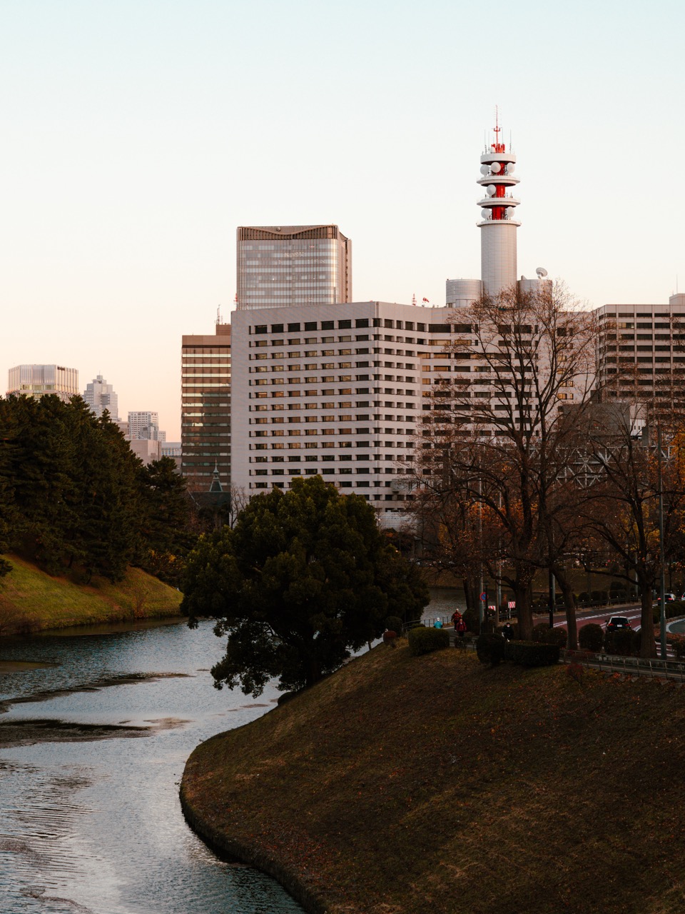 A view close to the Imperial Palace in Tokyo